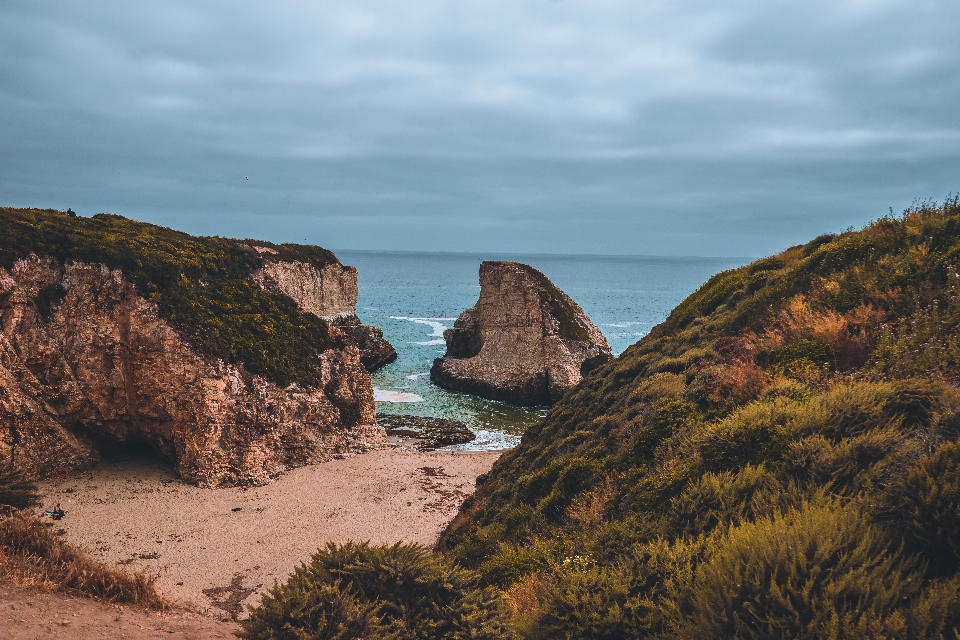 Plage paysage mer côte