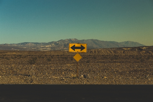 Landscape horizon mountain road Photo