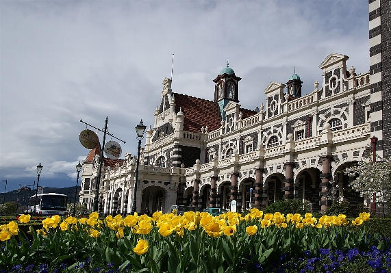 Die architektur anlage blume stadt Foto