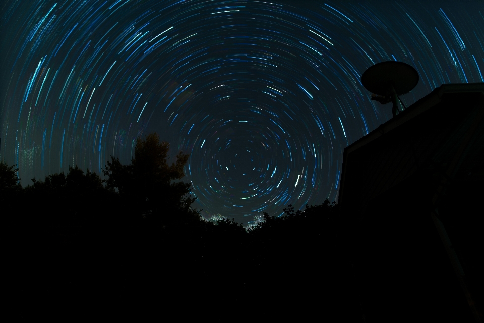 Leggero notte stella atmosfera