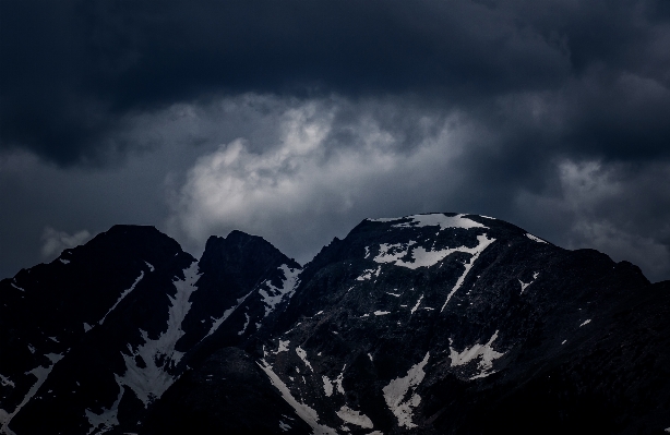 Mountain snow cloud sky Photo