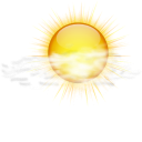 Weather,sun,fog Icon