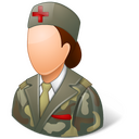 Armee,Krankenschwester,Person,Frau Icon