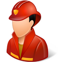 Feuerwehrmann,Person,Menschen,Mann Icon