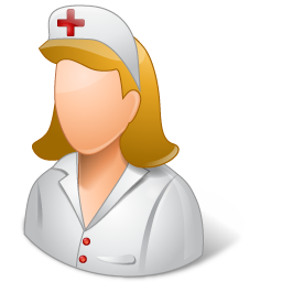 Krankenschwester, person, frau