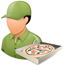 Pizza, person, avatar