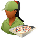 Pizza,person,people,woman Icon