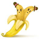 ícone Banana,gêmeos