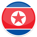 Norden,Korea,Flagge Icon