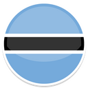 Botswana,flag Icon