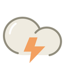 Thunder,weather,cloud,thunderstorm Icon