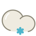 Weather,cloud,snowy,lightsnow Icon