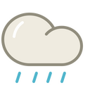 Weather,cloud,rain,rainy Icon