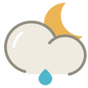 Weather,cloud,rain,rainy Icon