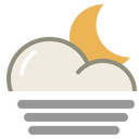 Fog,night,weather,cloud Icon