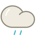 Drizzle,weather,cloud,rain Icon