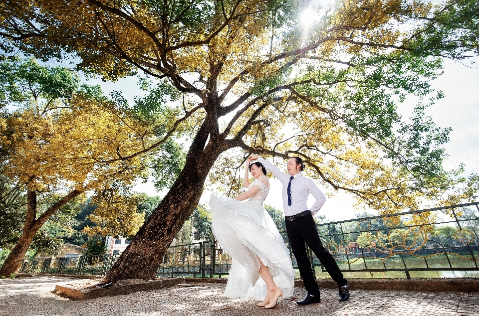 Flower spring wedding bride