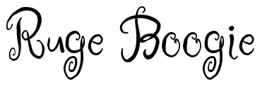 Ruge Boogie Font