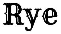 Rye Font