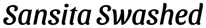 Sansita Swashed Font