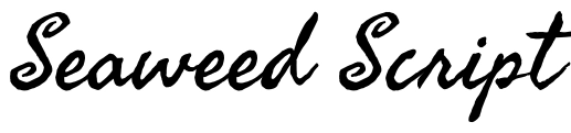 Seaweed Script Font