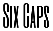 Six Caps Font