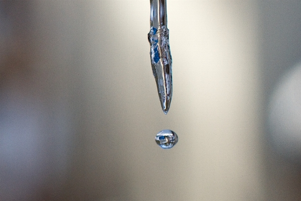 Water drop white photography Photo