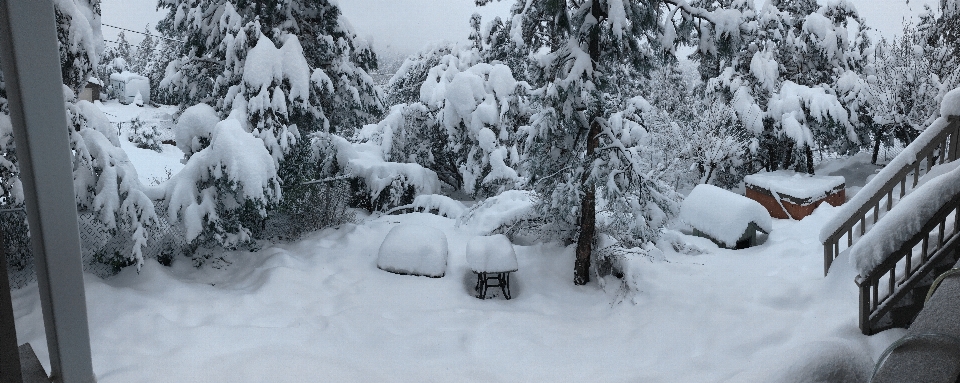 Nieve invierno panorama clima