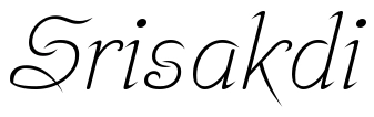 Srisakdi Font