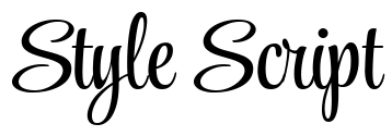 Style Script Font