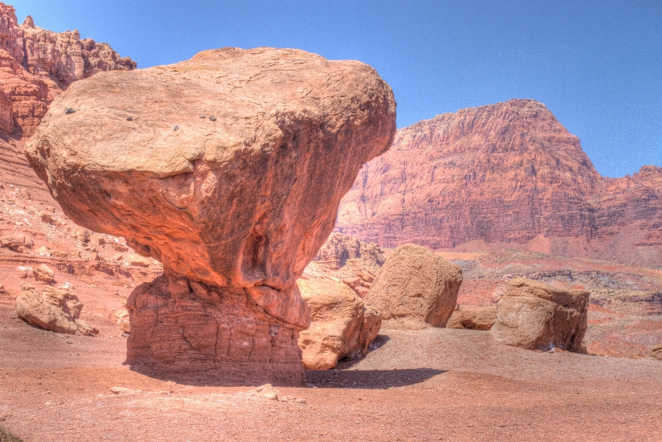 Paisagem rock deserto vale