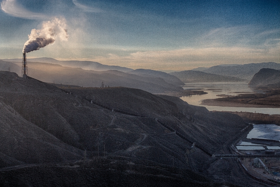 Landscape horizon mountain snow