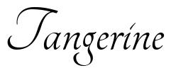 Tangerine Font