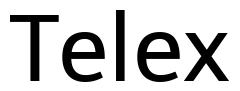 Telex Font