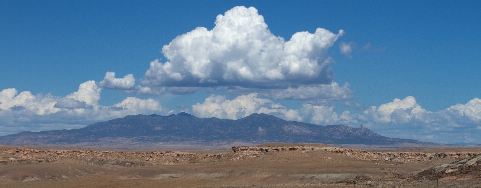 Paisaje nube pradera
 desierto