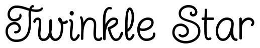 Twinkle Star Font