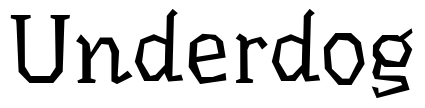 Underdog Font