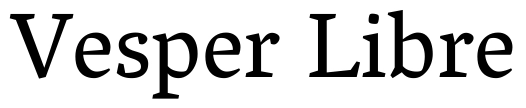 Vesper Libre Font