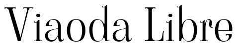 Viaoda Libre Font