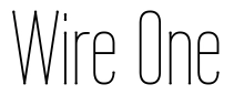 Wire One Font