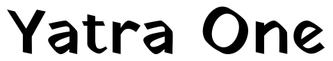 Yatra One Font