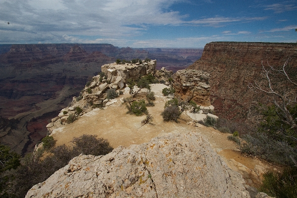 Landscape rock walking mountain Photo