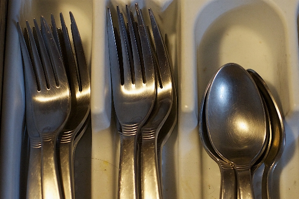 Fork cutlery glass lighting Photo