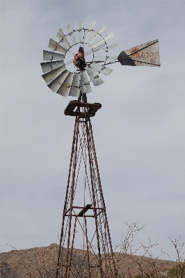 Windmill wind tower mast Photo