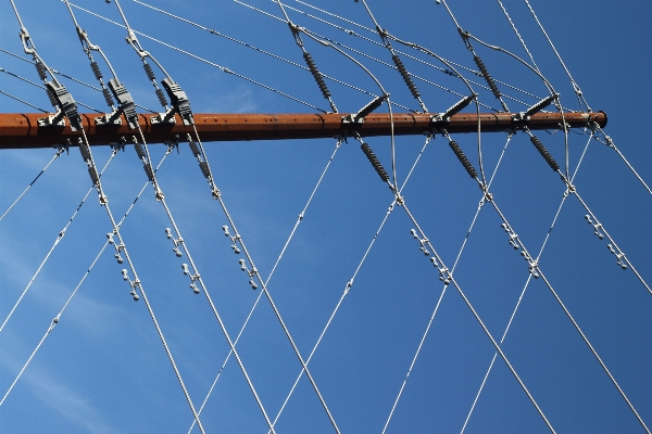 Fence sky line tower Photo