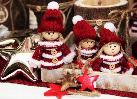 Decoration red christmas toy Photo