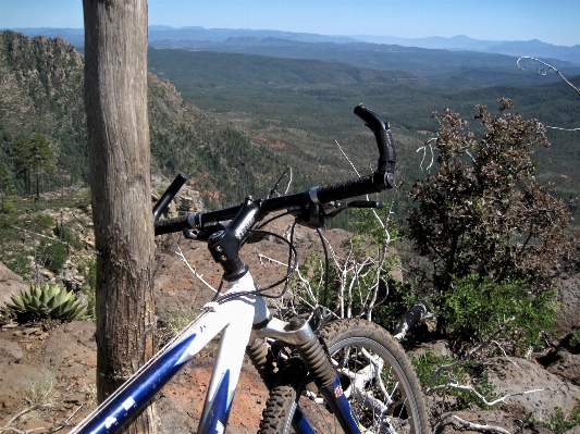 Mountain trail adventure bicycle Photo