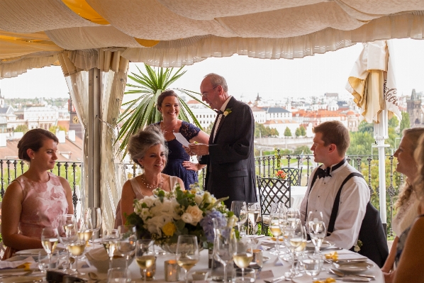 Meal wedding ceremony floristry Photo