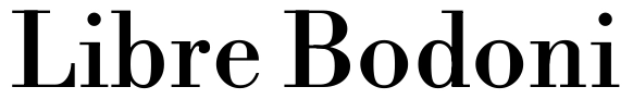 Libre Bodoni Font