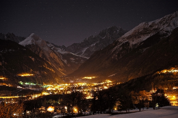 Landscape mountain snow winter Photo